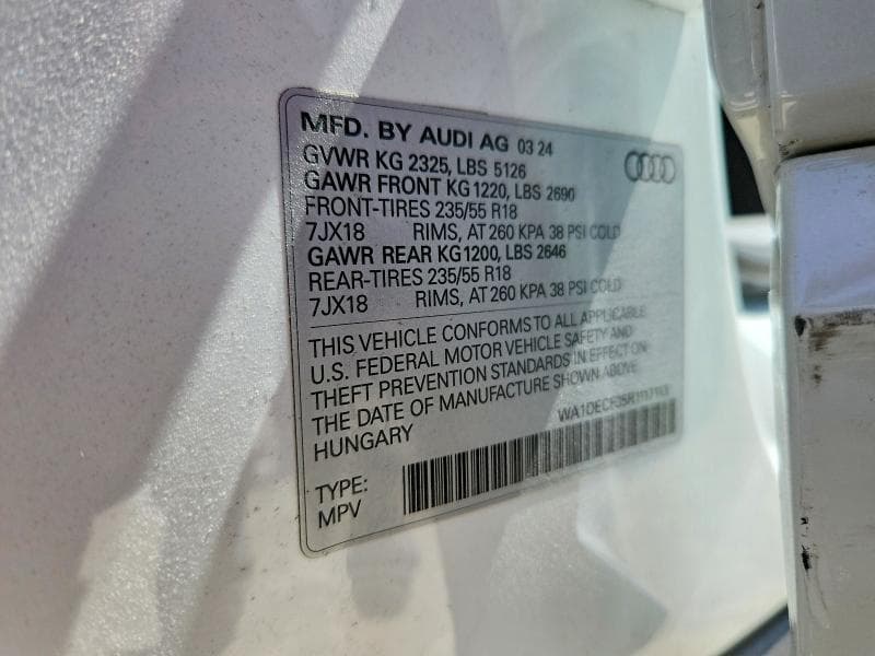 2024 AUDI Q3 PREMIUM S LINE 45 13