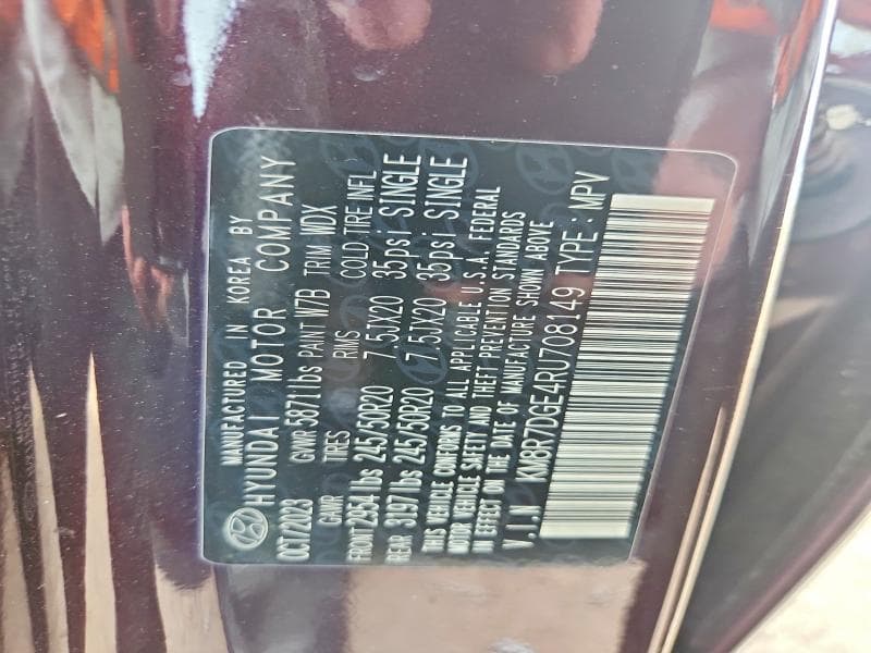 2024 HYUNDAI PALISADE CALLIGRAPHY CALLIGRAPHY 13