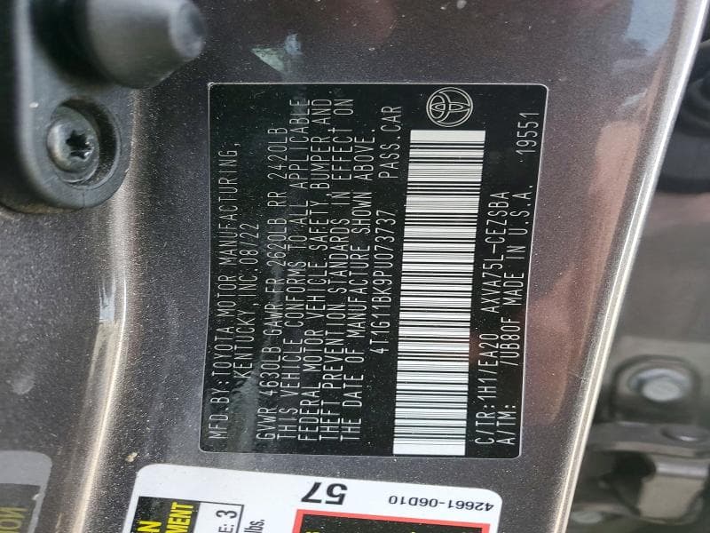 2023 TOYOTA CAMRY SE SE 12