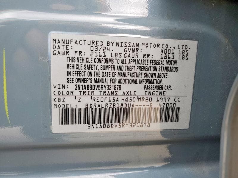 2024 NISSAN SENTRA SR 12