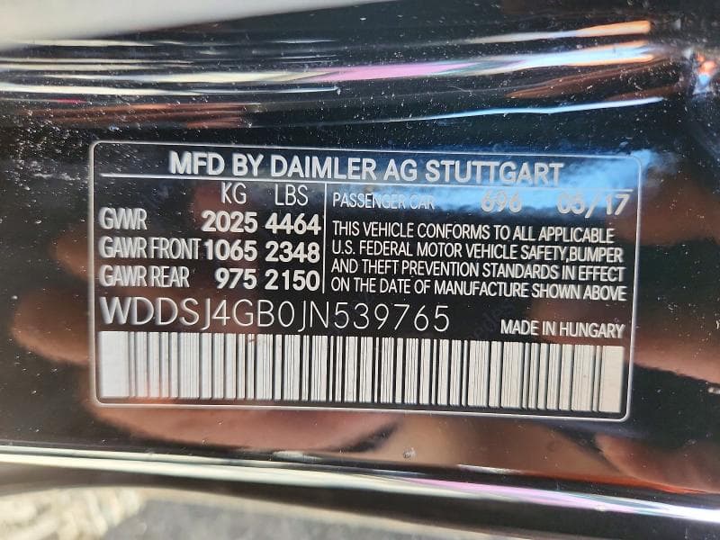 2018 MERCEDES-BENZ CLA 250 4MATIC 12