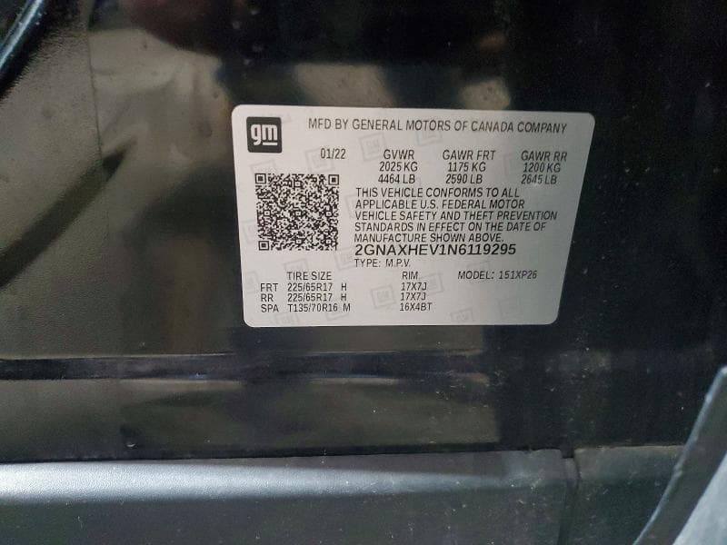2022 CHEVROLET EQUINOX LS LS 13