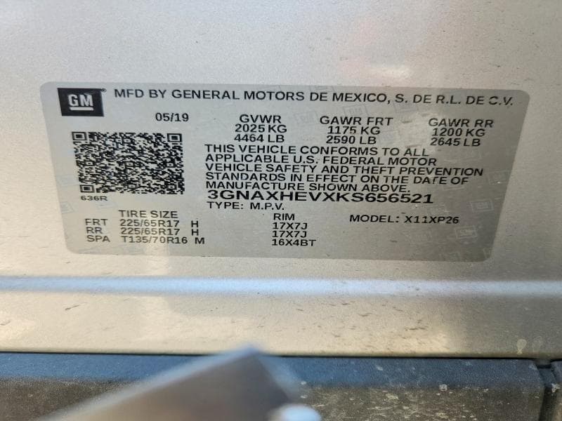 2019 CHEVROLET EQUINOX LS 13