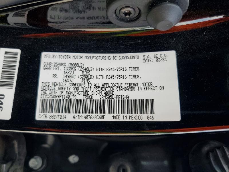 2023 TOYOTA TACOMA SR V6 SR V6 13