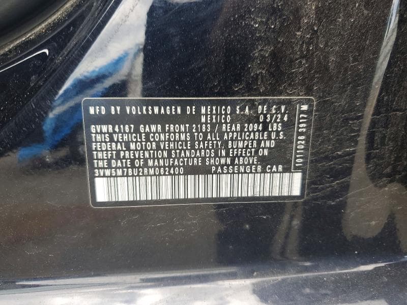 2024 VOLKSWAGEN JETTA S 12