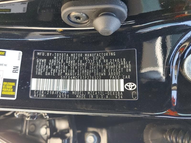 2026 TOYOTA COROLLA SE SE 12