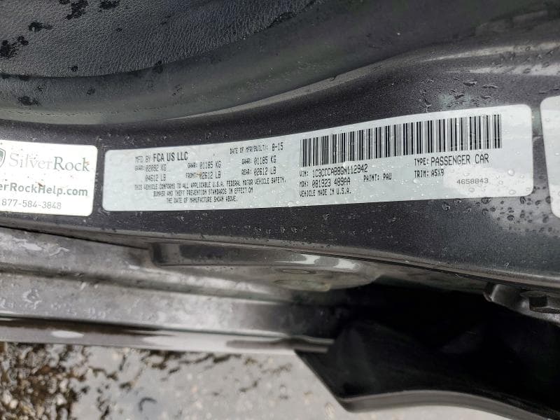 2016 CHRYSLER 200 LIMITED 12