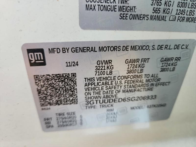 2025 GMC SIERRA K1500 SLT K1500 SLT 12