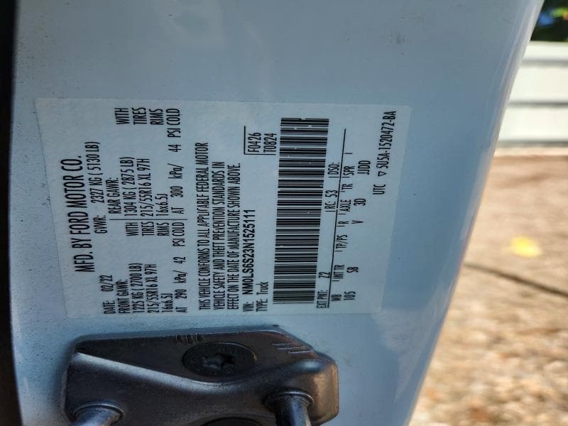 2022 FORD TRANSIT CONNECT XL XL 12