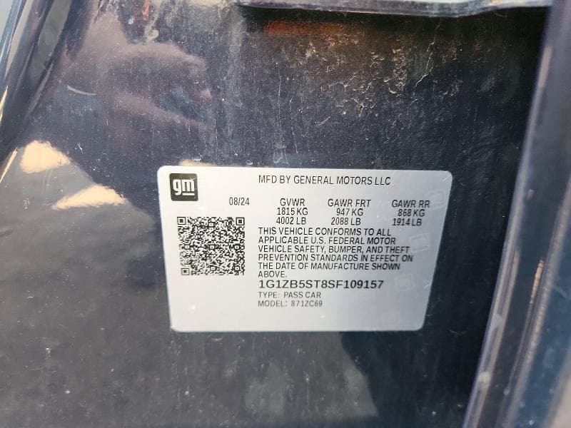 2025 CHEVROLET MALIBU LS 12