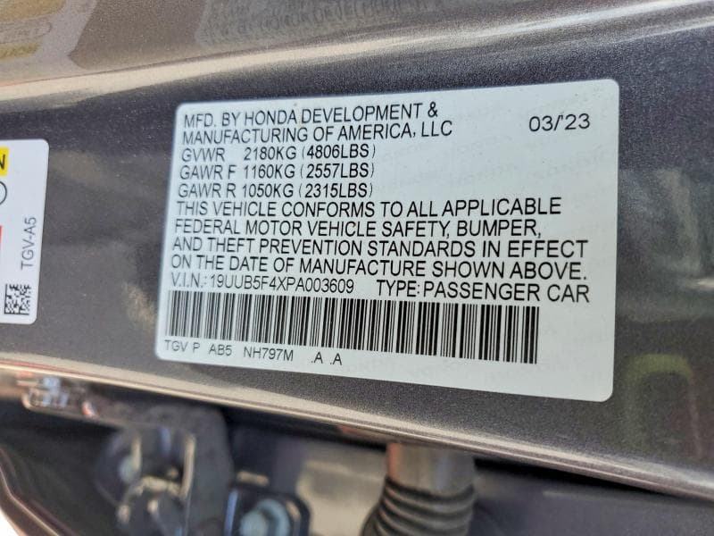 2023 ACURA TLX TECHNOLOGY 11
