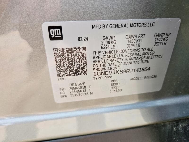2024 CHEVROLET TRAVERSE LT Z71 LT Z71 14