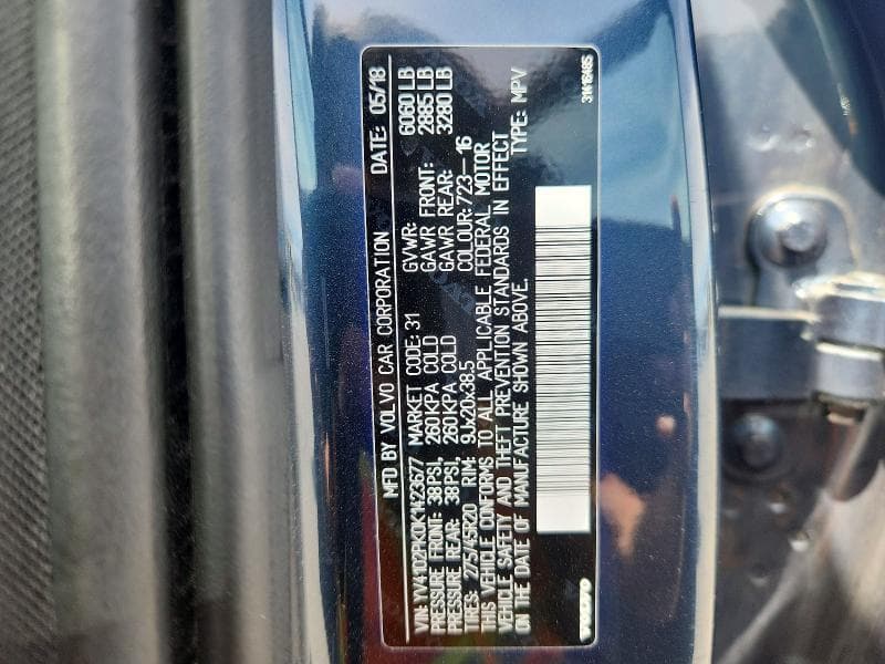 2019 VOLVO XC90 T5 MOMENTUM 12