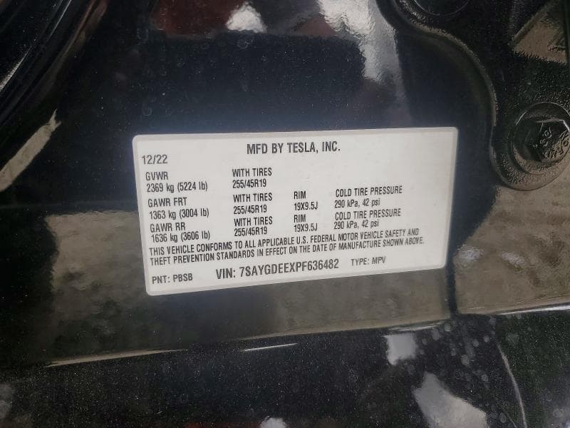 2023 TESLA MODEL Y 14
