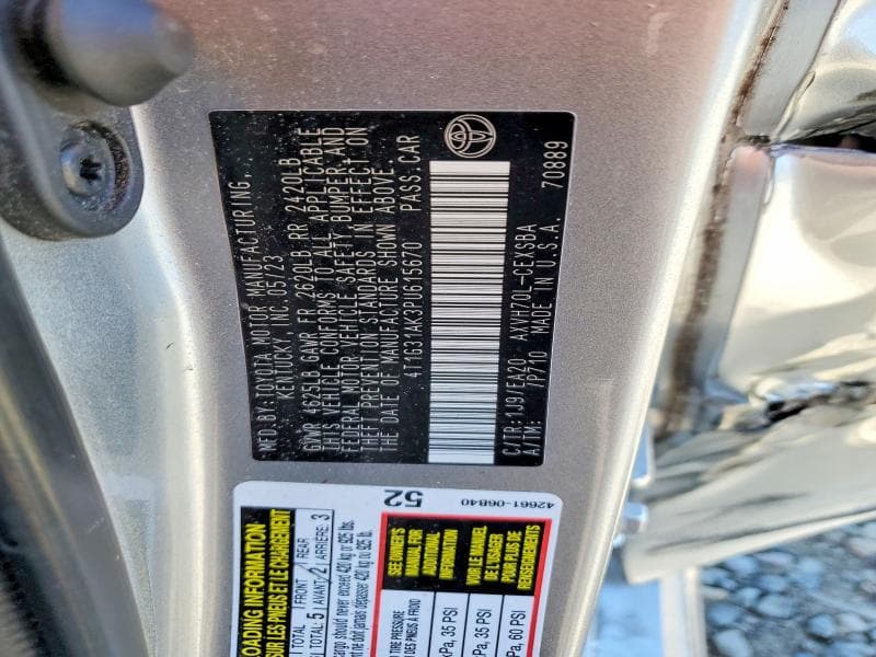 2023 TOYOTA CAMRY HYBRID SE 12