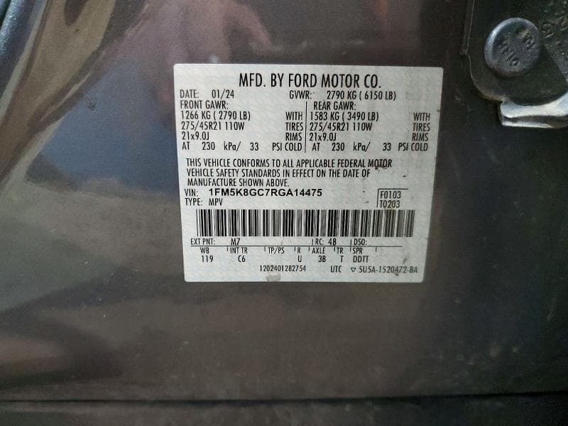 2024 FORD EXPLORER ST 13