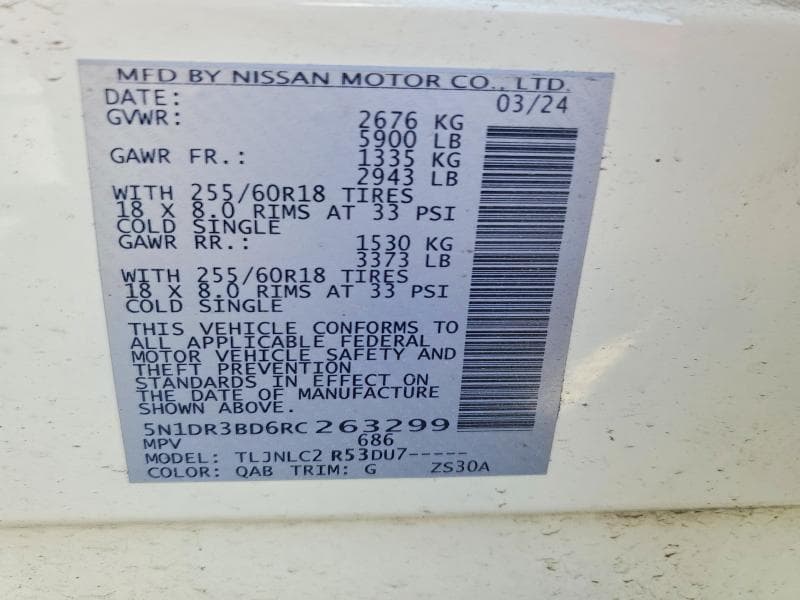 2024 NISSAN PATHFINDER ROCK CREEK 13