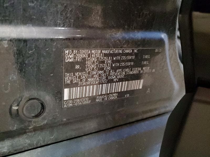 2020 TOYOTA RAV4 XLE PREMIUM XLE PREMIUM 13