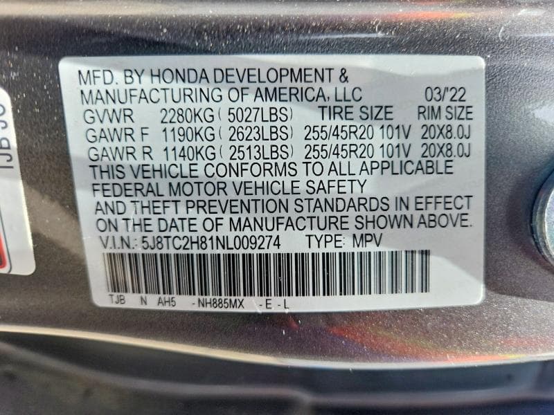 2022 ACURA RDX A-SPEC ADVANCE A-SPEC ADVANCE 13