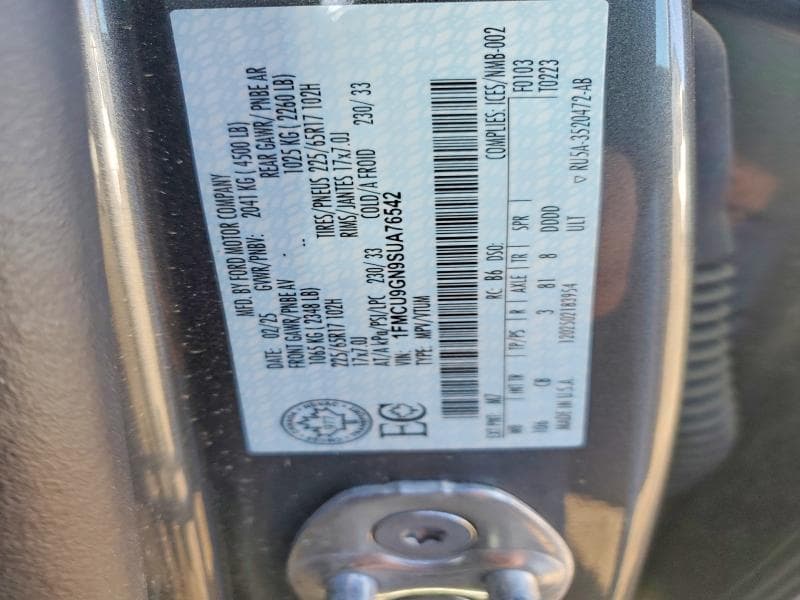 2025 FORD ESCAPE ACTIVE 12