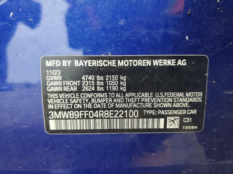 2024 BMW 330XI 12