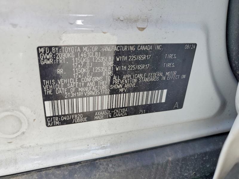2024 TOYOTA RAV4 LE 12