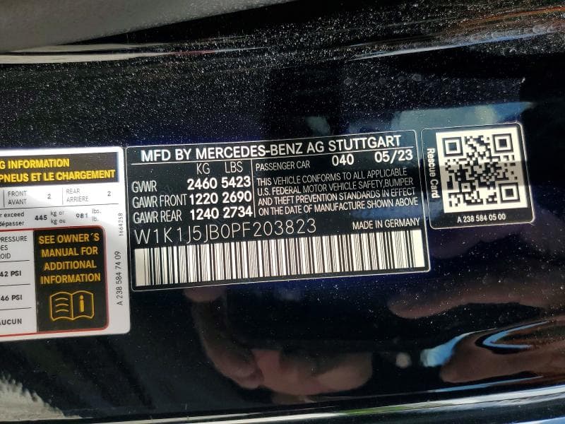 2023 MERCEDES-BENZ E 450 450 12