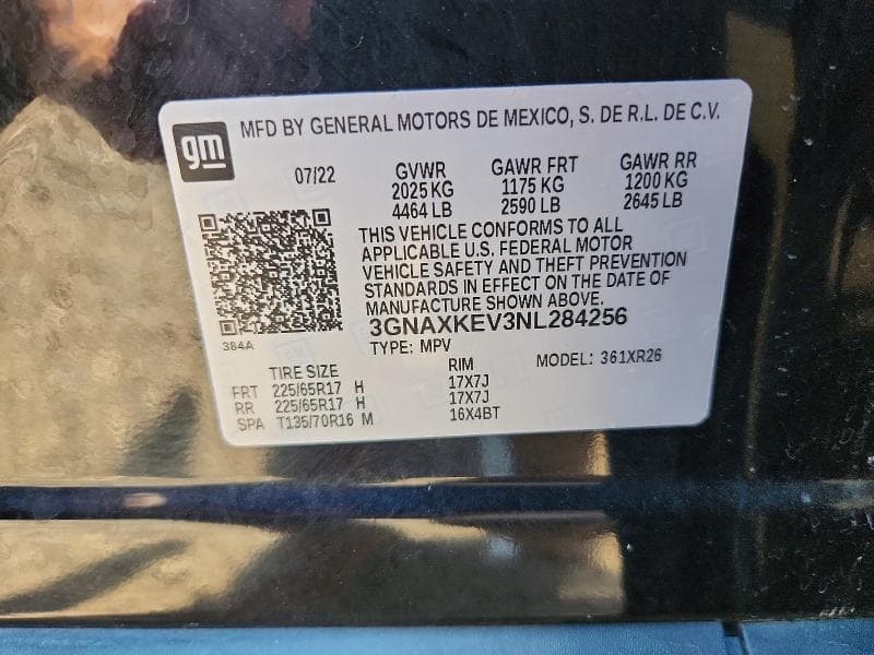 2022 CHEVROLET EQUINOX LT 13