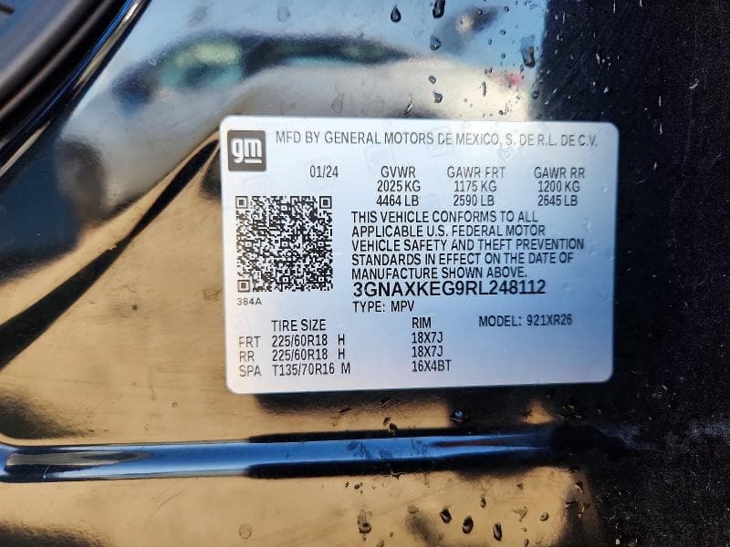 2024 CHEVROLET EQUINOX LT LT 13