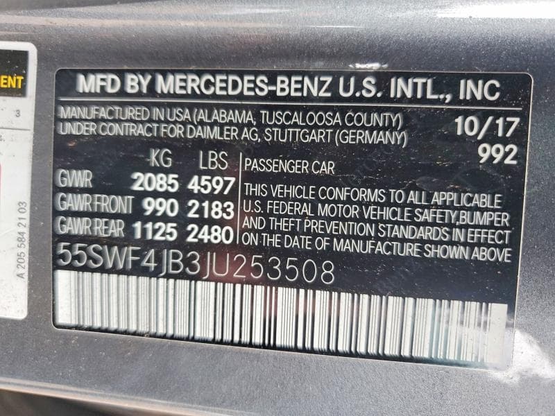 2018 MERCEDES-BENZ C 300 300 13