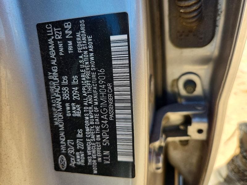 2021 HYUNDAI ELANTRA SEL 12