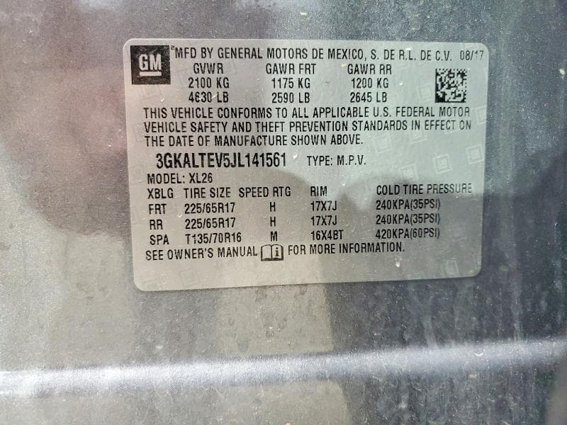 2018 GMC TERRAIN SLE 13