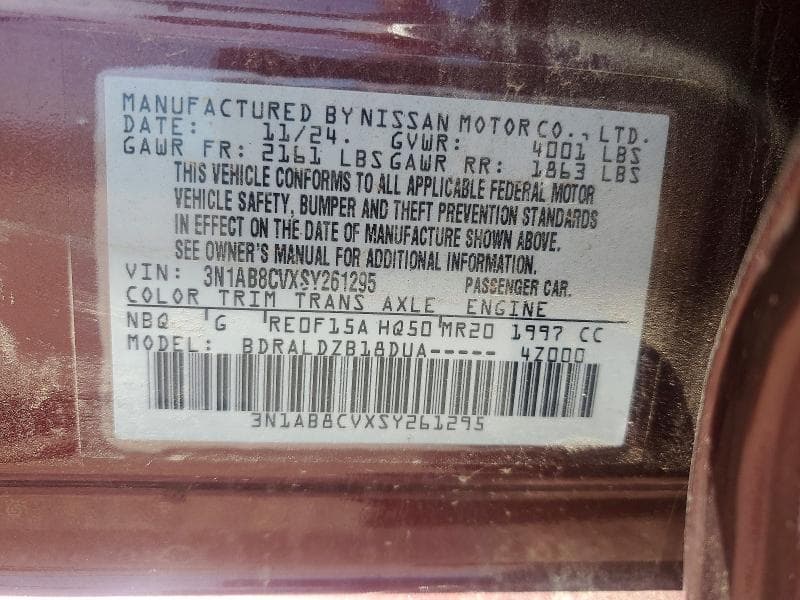 2025 NISSAN SENTRA SV SV 12