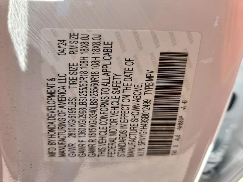 2025 HONDA PILOT EXL EXL 13