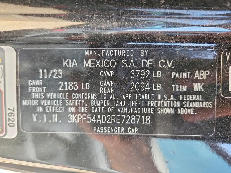 2024 KIA FORTE GT LINE 13