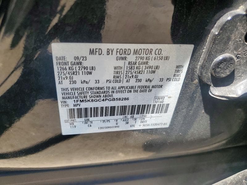 2023 FORD EXPLORER ST 13