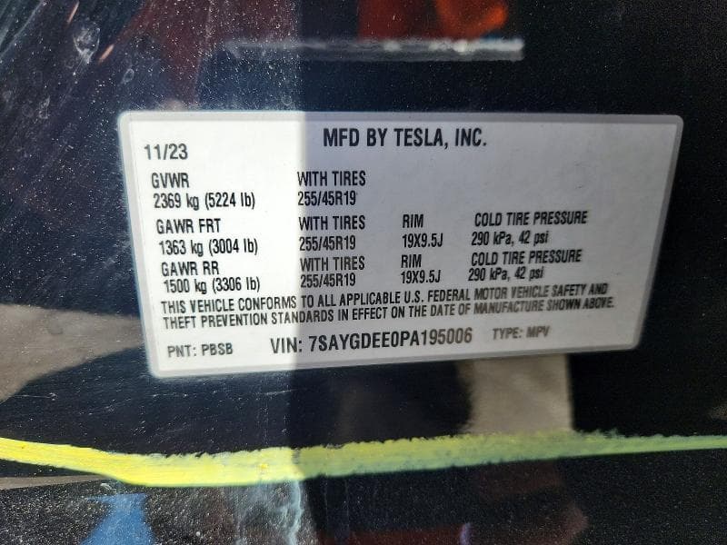 2023 TESLA MODEL Y 13