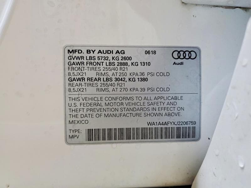 2018 AUDI SQ5 PREMIUM PLUS 14
