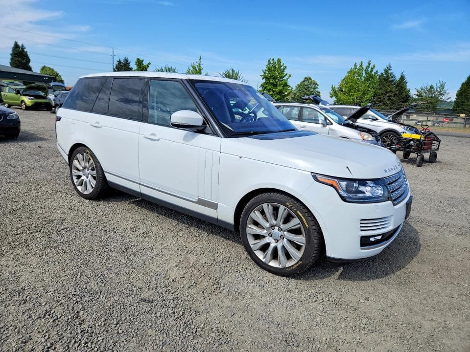 2017 LAND ROVER RANGE ROVER SUPERCHARGED SUPERCHARGED 4