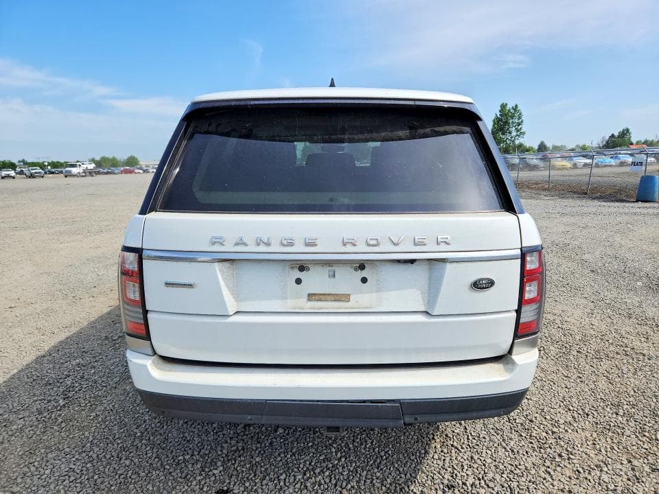 2017 LAND ROVER RANGE ROVER SUPERCHARGED SUPERCHARGED 6
