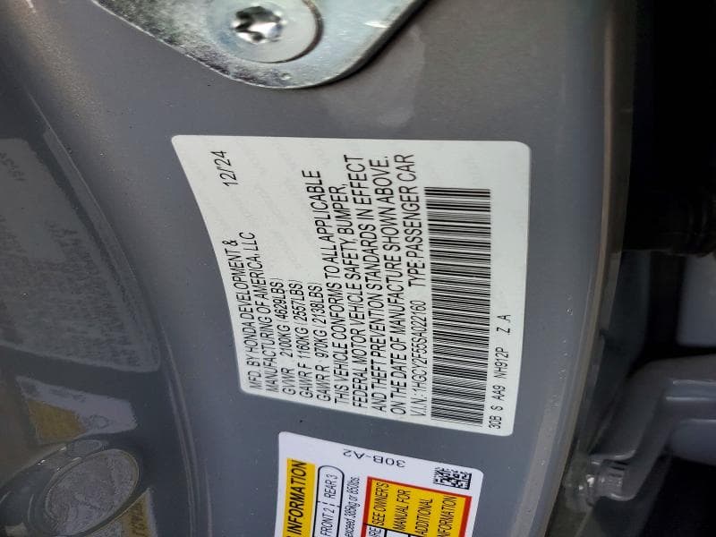 2025 HONDA ACCORD HYBRID SPORT 13