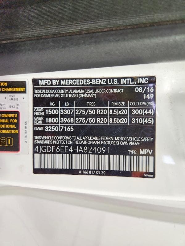 2017 MERCEDES-BENZ GLS 450 4MATIC 450 4MATIC 13