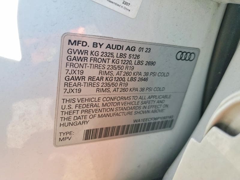 2023 AUDI Q3 PREMIUM PLUS S LINE 45 13
