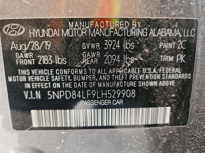 2020 HYUNDAI ELANTRA SEL 12