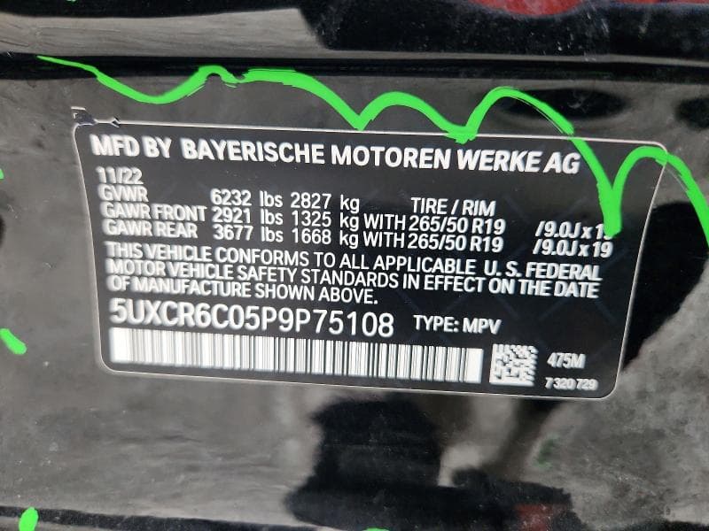2023 BMW X5 XDRIVE40I 14