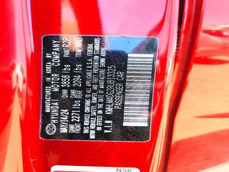 2024 HYUNDAI ELANTRA SEL SEL 12
