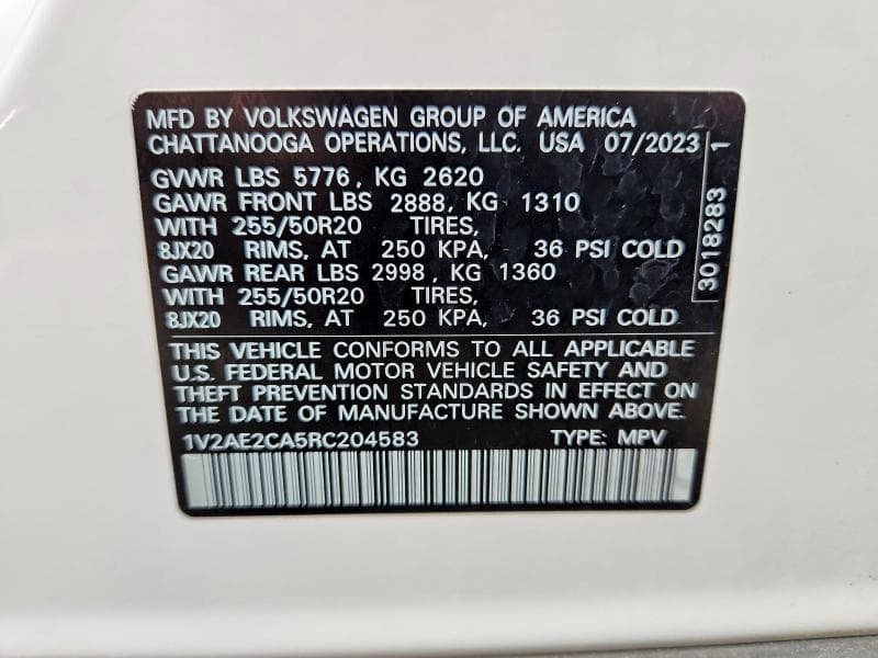 2024 VOLKSWAGEN ATLAS CROSS SPORT SEL R-LINE SEL R-LINE 13