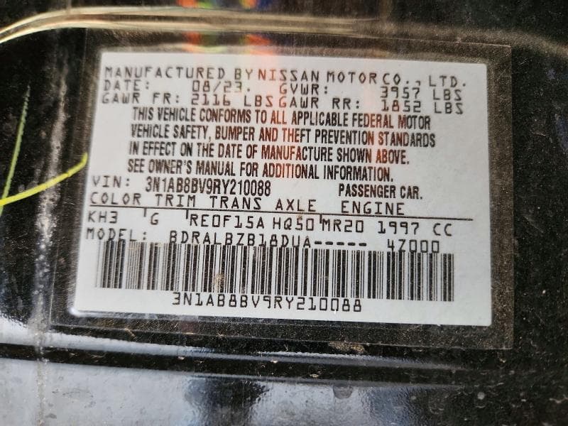 2024 NISSAN SENTRA S 13
