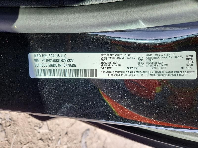 2026 CHRYSLER PACIFICA SELECT SELECT 13