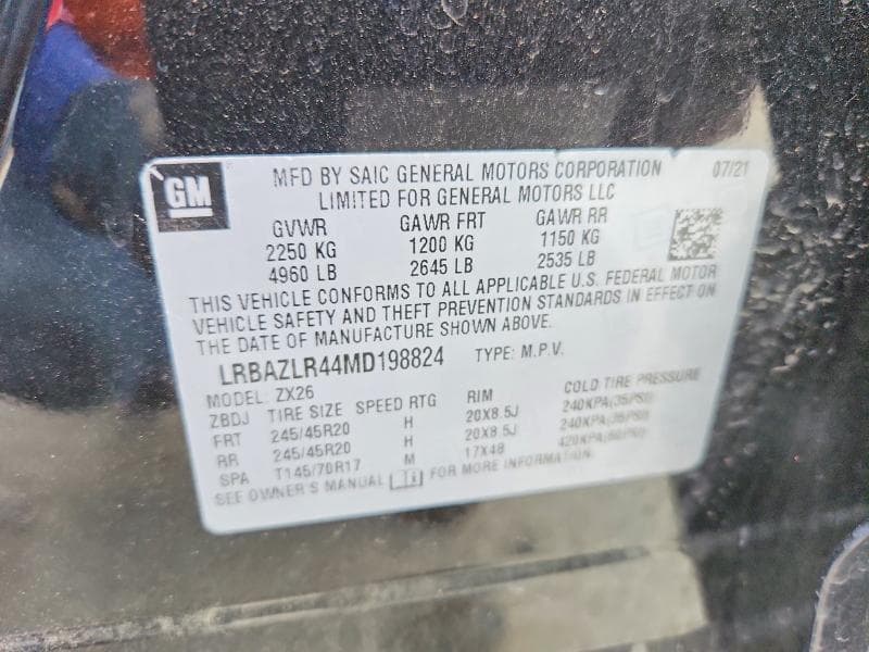 2021 BUICK ENVISION PREFERRED 13